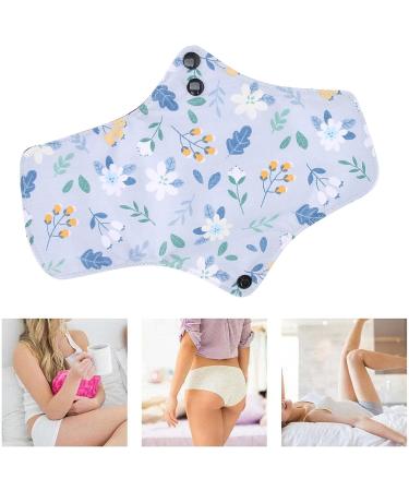 5-Pack Washable Reusable Menstrual Pads | Cotton Period Pads for Women | Cloth Panty Liners | Size M - Buy Online on GoSupps.com