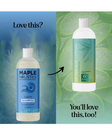 After Swim Shampoo for Kids & Adults - Chlorine Removal Clarifying Shampoo with Tea Tree & Rosemary - Gentle Swim Shampoo for Swimmers - Buy Online on GoSupps.com