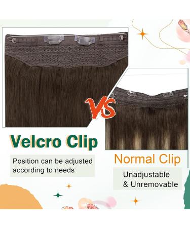 Easyouth Brown Invisible Wire Hair Extensions 18 Remy Human Hair #2 - 80g - Buy Online on GoSupps.com