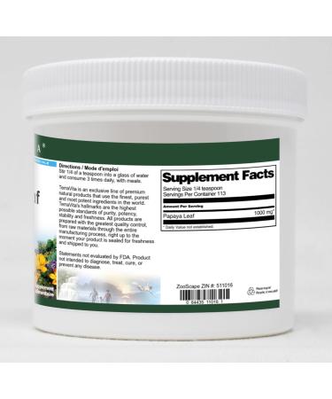 Papaya Leaf Powder (4 oz ZIN: 511016) - 3 Pack - Buy Online on GoSupps.com