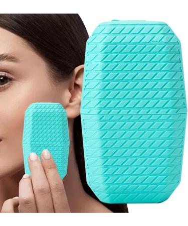 Face Ice Mold | Twill Face and Body Roller - Ice Cube Face Massager Reusable Silicone Ice Mold for Face Eyes Neck Daily Skin Care De-Puff Eye Bags green - Buy Online on GoSupps.com