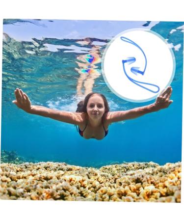4 Pairs Waterproof Silicone Earplugs for Swimming - Corded Underwater Earplugs | Pack of 1 - Buy Online on GoSupps.com