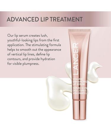 Lancer Skincare Volume-Enhancing Lip Serum | Anti-Aging Plumper with Hyaluronic Acid | 0.5 oz - Buy Online on GoSupps.com