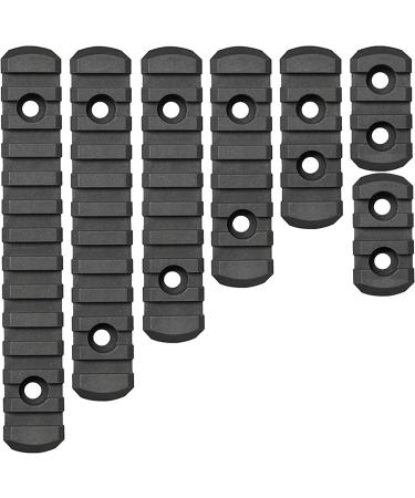 CRUSHUNT Picatinny Rail Set - Durable Polymer, Black Finish | 3-Slot to 13-Slot Options Available - Buy Online on GoSupps.com