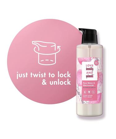 Love Beauty And Planet Rose Water Body Wash 32.3 fl oz | Nourishing Plant-Based Cleanser - Buy Online on GoSupps.com