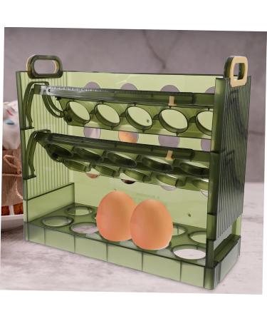 Ciieeo 30 Grid Egg Holder Egg Storage Box Plastic Organizers Multi-layer Egg Holder Egg Tray High Capacity Clamshell Egg Plate - Buy Online on GoSupps.com