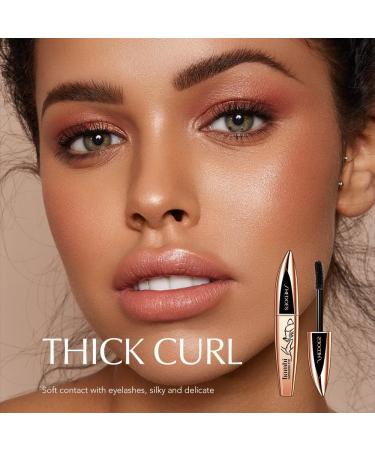 SHEDOER Bambi Mascara Curling Mascara For Visibly Lifted Lashes Lifts & Separates Lashes. Long-Lasting Formula Vegan & Cruelty-Free Pitch Black - Buy Online on GoSupps.com