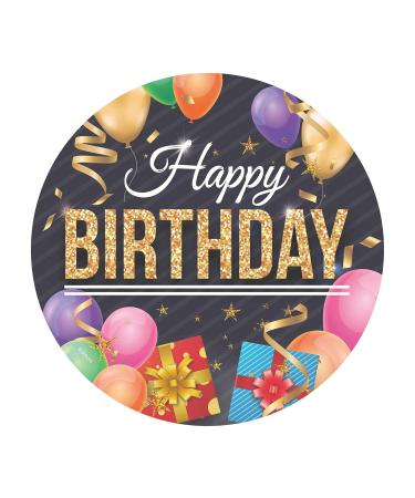 Dekora Happy Birthday Wafer Disc for Cake Edible Cake Topper for Birthday Cake Round 20 CM - Buy Online on GoSupps.com