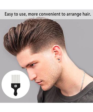 3 Metal Afro Combs Set for Thick, Wavy, and Tangled Hair - Ideal for Afro Hair Styling at Home or Salon - Buy Online on GoSupps.com