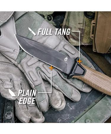 GERBER StrongArm Fixed Blade Knife - Coyote Brown | Fine Edge - Buy Online on GoSupps.com