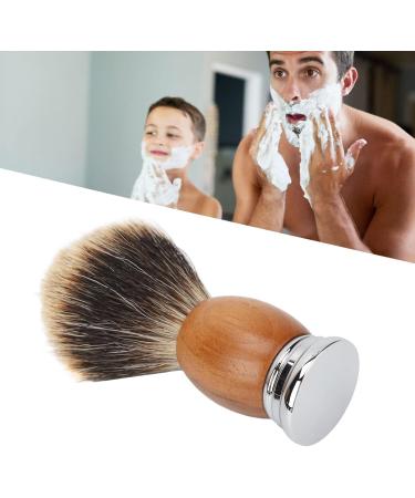 Professional Portable Shaving Brush - Ergonomic & Elegant Composite Wood Bart Care for Men | Perfect for Hairdressing Salons - Buy Online on GoSupps.com