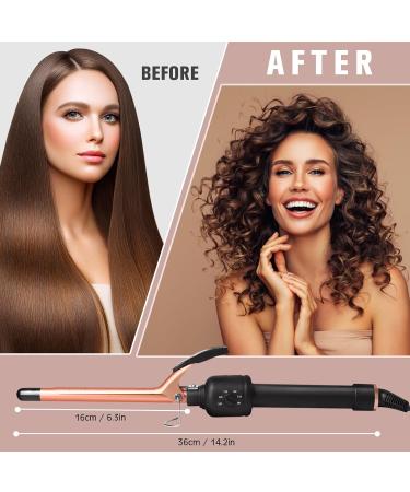 Hyadry 13mm Ceramic Curly Winder - Antistatic Tourmaline Curling Rod & Adjustable Temperature Curler - Buy Online on GoSupps.com