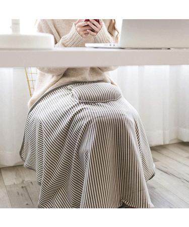 Portable USB Heated Flannel Ceiling & Scarf Winter Body Warmer for Travel Home Office & Outdoor - Buy Online on GoSupps.com
