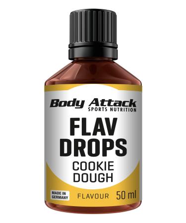 Body Attack Flav Drops 2 x 50 ml cookie Dough aroma drops for food sugar -free flavor drops without calories vegan & quality made in germany cookie Dough 50 ml (2 Pack) - Buy Online on GoSupps.com