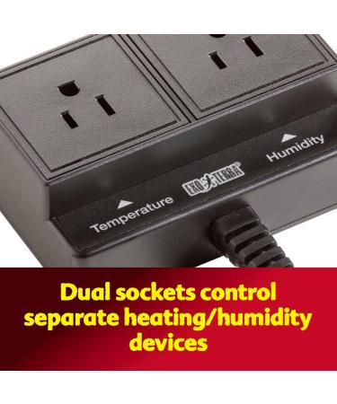 Exo Terra Thermostat 600w & Hydrostat 100w One Colour - Buy Online on GoSupps.com