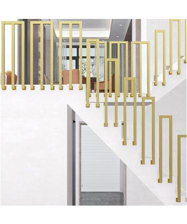 Metal Railings U-Shaped Stair Handrail Indoor Non-Slip Stairs Railing Support Rod for Garden Decorative Fence - Buy Online on GoSupps.com