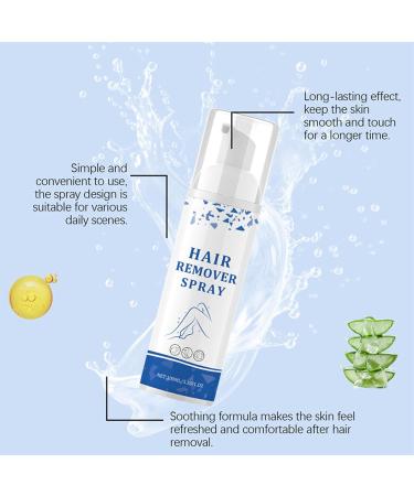  Mimoqk Hair Removal Spray Painless Depilatory Spray Moisturizing and Non-irritating Formula 100ml Face & Body Hair Remover for Men and Women Effective in Sensitive Skin - Buy Online on GoSupps.com