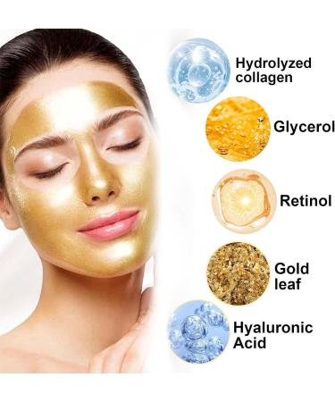 Retinol Snake Venom Gold Mask Anti-Aging Gold Face Mask Rejuvenating Gold Peel Off Mask Anti-Aging Retinol Gold Facial Mask Rejuvenating Peel-Off Mask Deeply Cleans Moisturizing Skin 100g - Buy Online on GoSupps.com