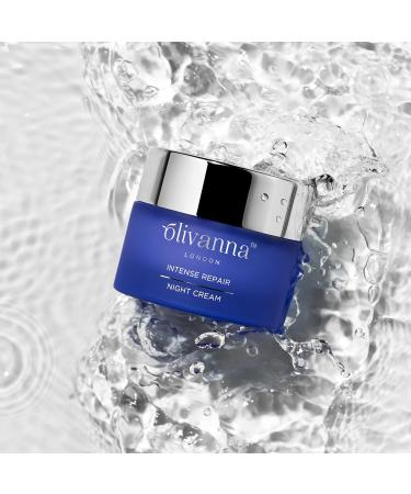 Intense Repair Night Cream - Hydrating Face Moisturizer with Natural Ceramides Hyaluronic Acid & Omega Oils - 1.6 oz - Shop Internationally - Buy Online on GoSupps.com