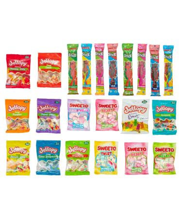 Halal Sweets Hampers Gift Basket for Adult Women Men Kids 24 Piece Bundle