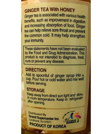 Haio Ginger Tea with Honey Korean Herbal Tea - 2.2 lb (1 kg) - Korean Delight - Buy Online on GoSupps.com
