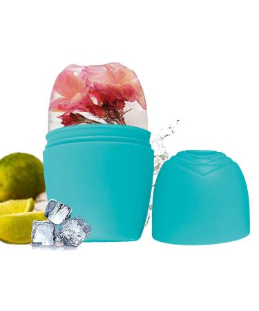 Beyou Ice Roller Rose Design Edition made of high quality silicone |Anti-aging skin care | ice cream scooter for the face in premium quality mint