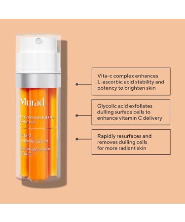 Murad Vitamin C Glycolic Serum - Skin Brightening Face Serum - Hyperpigmentation Treatment 1 Fl Oz - Buy Online on GoSupps.com