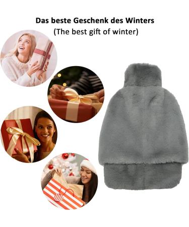 Shop Wokicor 2-in-1 Electric-Free Foot Warmer - Super Soft 2L Heating Pad for Adults | Ideal Winter Comfort (Gray) - Buy Online on GoSupps.com