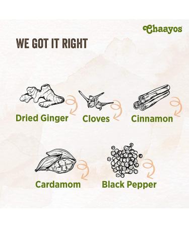 Chaayos Chai Masala - Aromatic Tea Masala Powder with 100% Natural Ingredients - 200g 500 Cups  - Buy Online on GoSupps.com