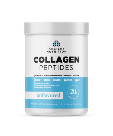 Ancient Nutrition Collagen Peptides Collagen Peptides Powder Unflavored Hydrolyzed Collagen Supports Healthy Skin Joints Gut Keto and Paleo Friendly 38 Servings 20g Collagen per Serving