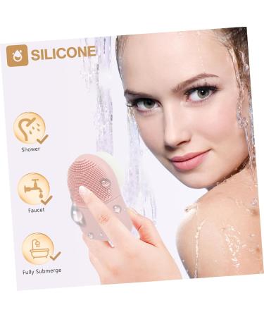 PLAFOPE Silicone Face Brush Clipper Grippers Face Brush Scrubber Silicone Scrubbers Facial Cleansing Brush Face Brush for Women Makeup Remove Brush Pink Silicone Brush Manual 8x6cm Pink - Buy Online on GoSupps.com