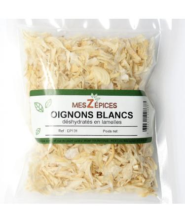 Oignons blancs d shydrat s en lamelles - Sachet de 250 g
