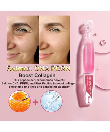 Mtmult Salmon DNA PDRN Serum - PDRN Salmon DNA Anti-Aging Ampoule with 99% Salmon DNA PDRN Collagen & Hyaluronic Acid 0.05 fl.oz x 30e Firming & Moisturizing - Fuses Salmon DNA Power - Buy Online on GoSupps.com