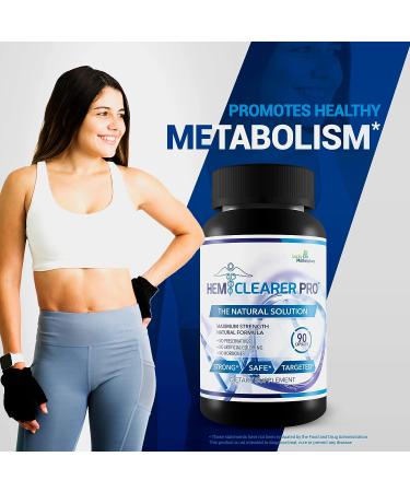 Hem Clearer Pro - Natural Hemorrhoid Relief Supplement for Colon & Rectal Support - Reduce Inflammation, Improve Blood Flow, Promote Regularity - Maximum Strength - Buy Online on GoSupps.com