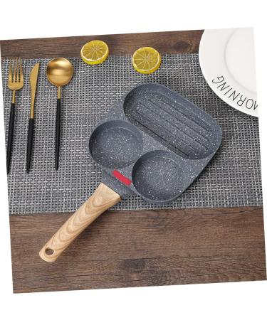 Zerodeko Split Frying Pan Multi-Function Egg Pan Non-Stick Pancake Pan Divided Pan Non-Stick Frying Pan Grill Pan Maker Roasting Pan Divided Skillet Disc Medical Stone Non Stick - Buy Online on GoSupps.com