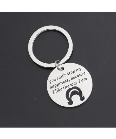 BLEOUK Hair Musical Keychain - Broadway Theme Gift with Motivational Quote for Dancers - Buy Online on GoSupps.com