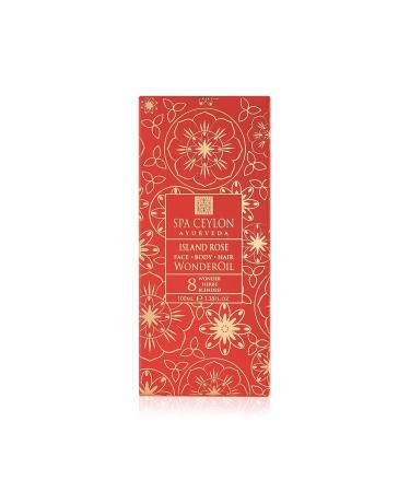 SPA CEYLON Wonder Oil Island Rose - Luxurious Moisturizing Body Oil for Skin & Hair | Vegan Non-Greasy Organic Formula with Ayurvedic Herbs - Buy Online on GoSupps.com