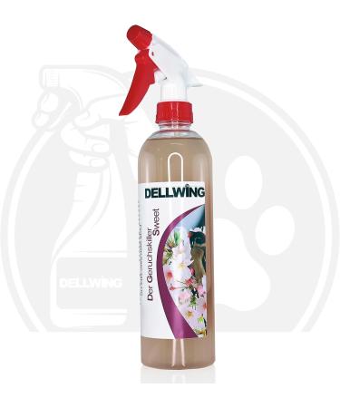 Dellwing Sweet Odor Neutralizer Spray 500ml - Microbiological Odor Remover for Home Pets Cars & Clothing - Effective Odor Killer - Buy Online on GoSupps.com