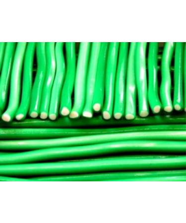 Green Apple Pencil Cable Sweets Long 1200g / 100 pieces