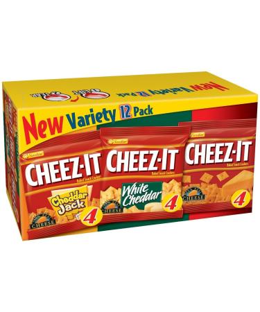 Cheez-It Crackers, Variety Snack (1.25-Ounce), 12-Count