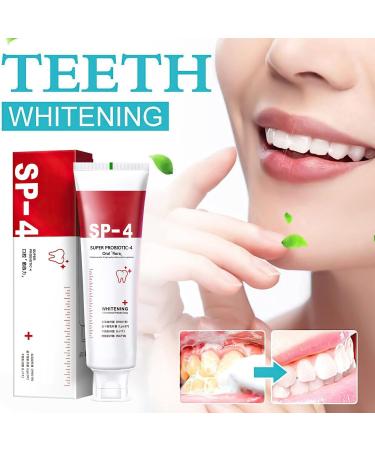 Super Probiotic-4 Toothpaste | SP-4 Ultra Whitening & Deep Cleaning Care | Fresh Breath (120g - Buy Online on GoSupps.com