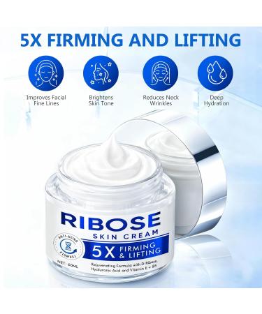 ALFREVER D-Ribose Cream Anti-Aging Moisturizing Cream Deep Hydration & Skin Firming for All Skin Types Collagen & Elastin Support Smooth Fine Lines & Wrinkles - Buy Online on GoSupps.com