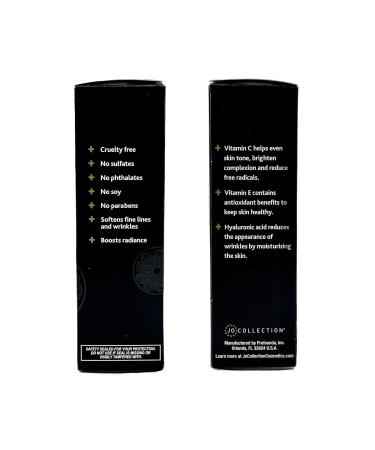 Vitamin C Serum with Hyaluronic Acid & Vitamin E | Brightening & Anti-Aging Hydrating Formula | 1 Fl oz | No Sulfates - Buy Online on GoSupps.com
