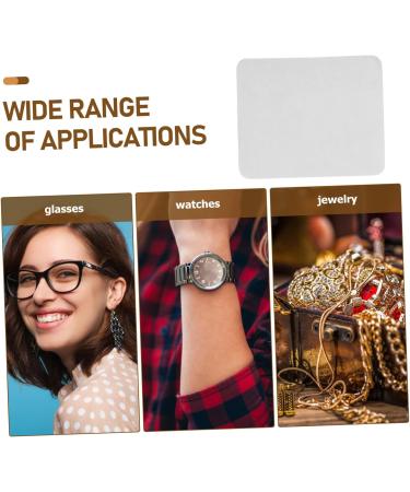 Buy NOLITOY 20pcs Glasses Cleaning Cloths - Soft Fiber Suede Lens Wipes for Eyeglasses - Perfect for Travel - 17.5x14.5cm - Buy Online on GoSupps.com