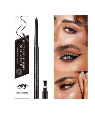 Eye pencil Long Lasting Water Resistant Makeup Eyeliner With Gel Texture Waterproof Eyeliner For Daily Use Eyebrow Definition Home Travel Women Professional Black - Buy Online on GoSupps.com