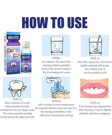 Buy Temporary Tooth Repair Kit | Dental Adhesive Set & Formable False Teeth for Quick Fixes - Buy Online on GoSupps.com