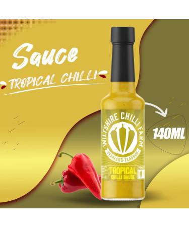 Fearless Flavour Sauce Bottle Pick N Mix - Choose From 9 Flavours - Winter Chilli Fruity Chilli Mango Chilli Sweet Chilli Caribbean Chilli Habanero Chilli - Pack of 5 x 140ml - Buy Online on GoSupps.com