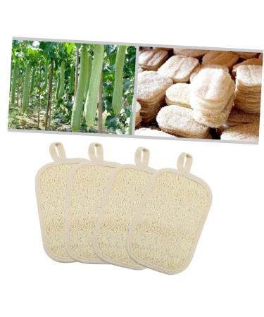 Ipetboom Loofah Sponge Glove Shower Sponge Pad Loofah Sponge Exfoliator Exfoliation Glove Exfoliating Mitt Exfoliating Pad A Generation of Gloves Bath Towel Square