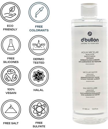 BULLON Micellar Water Serum for Sensitive Skin - 400 ML | Hydrating & Soothing | Shop Internationally - Buy Online on GoSupps.com