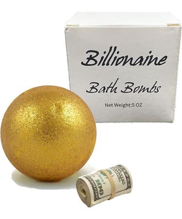 Billionaire Bath Bomb - Real Cash Surprise Up to $100 | Luxury Gold Lavender Scent | Perfect Gift for Women - Buy Online on GoSupps.com